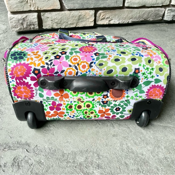 BRIGHTON Weekender Carry On Luggage travel bag suitcase rolling telescope handle - Picture 13 of 16